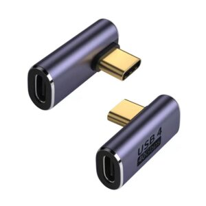 USB C 90 Degree Adapter 40Gbps USB-C-USB-C 40Gbps