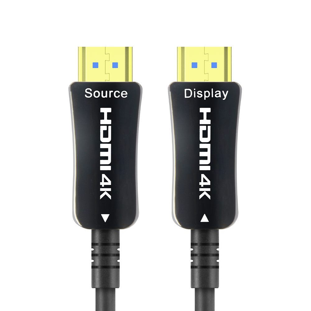 dk foc 01 4k fiber optic hdmi cable black 1.png 4K Fiber Optic HDMI Cable Black HDMI-HDMI (AOC) 4K@60Hz 18Gbps