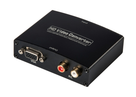 dk hc cv05 vga to hdmi cable 1.png VGA to HDMI 1080P@60Hz with audio