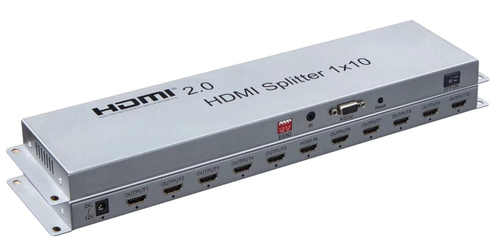 dk hc sp05 hdmi splitter 1x8 cable 1.png HDMI splitter 1x8 HDMI 1.4 4K@30Hz, 3D
