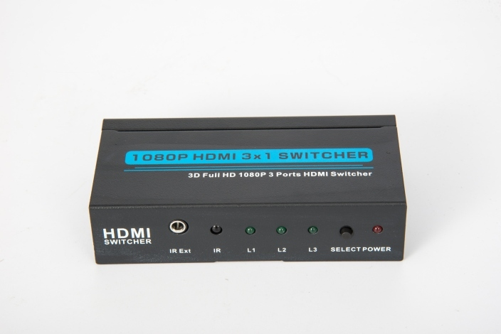 dk hc sw03 hdmi switch 3x1 cable 1.png HDMI switch 3x1 HDMI 1.4 4K@30Hz