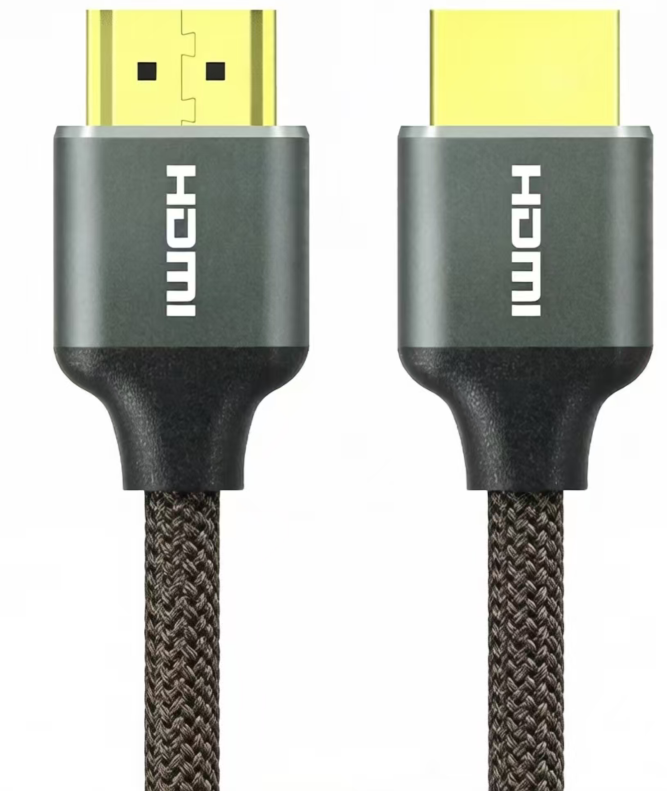 dk hdmi 13 4k hdmi cable aluminum brown braid 1.png 4K HDMI Cable Aluminum Brown Braid HDMI-HDMI 4K@60Hz 18Gbps
