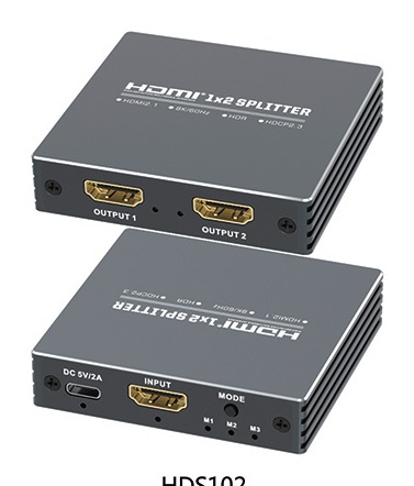 dk hds102 hdmi 1x2 hdmi 20 1.jpg HDMI 1x2 HDMI 2.0 4K@60Hz