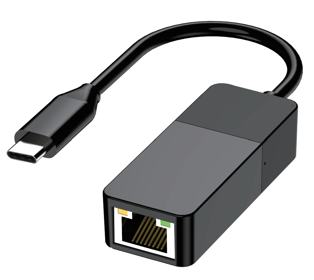 dk hj hb02 usb c to gigabit rj45 adapter 1.png USB-C to Gigabit RJ45 adapter USB 3.0 4K HDMI