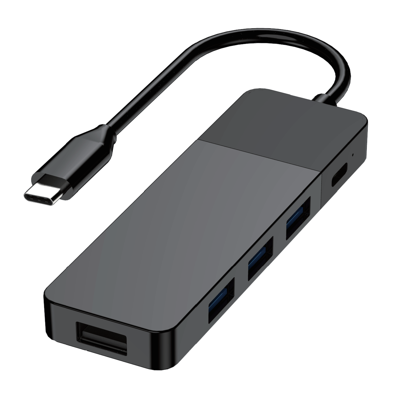 dk hj mh05 usb c hub with gigabit rj45 1.png USB-C hub with Gigabit RJ45 USB 3.0 4K HDMI