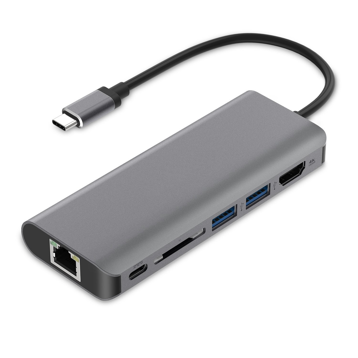 dk mh 11 5 in 1 usb c hub 11 1.jpg 5 In 1 USB C Hub 11 USB-C 4K@60Hz / 5Gbps