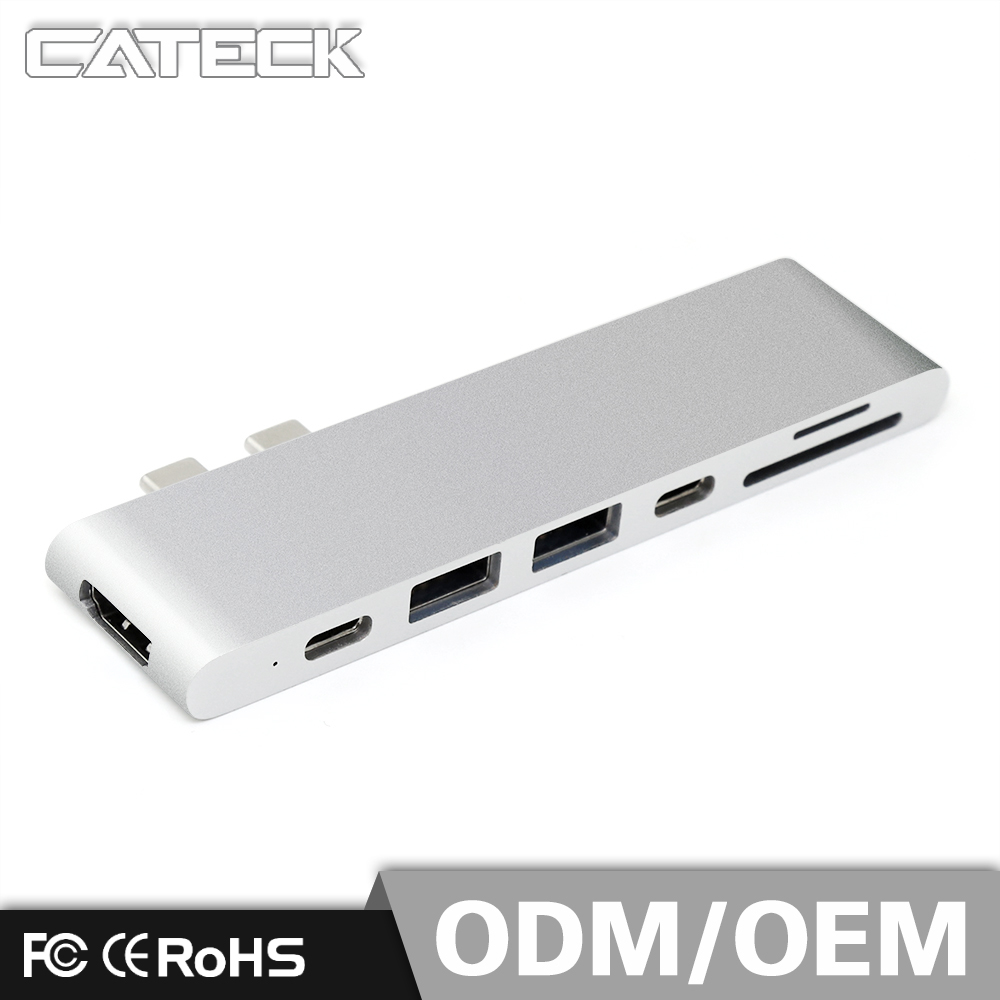 dk mh 16 8 in 1 usb c hub 01 1.jpg 8 In 1 USB C Hub 01 USB-C 4K@60Hz / 5Gbps