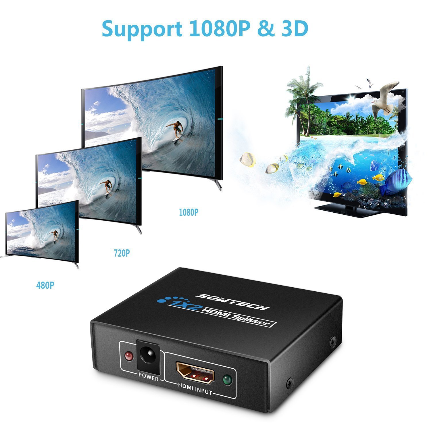 dk sp 20 hdmi splitter amazon 08 1.jpg HDMI Splitter Amazon 08 HDMI-HDMI 4K@60Hz